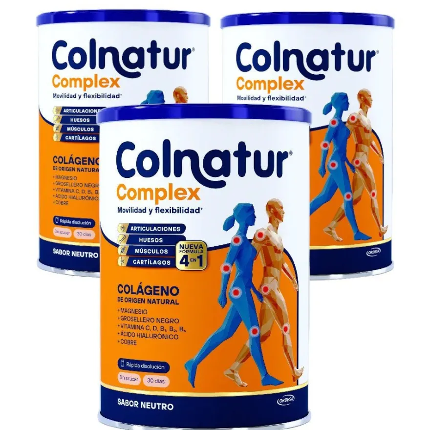 COLNATUR Complex Neutro Colágeno Soluble TRIPLO 3x324g