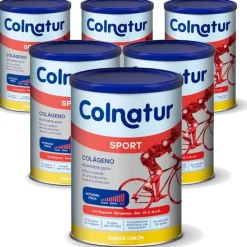 COLNATUR Sport Limón Colágeno Soluble PACK 6x360g