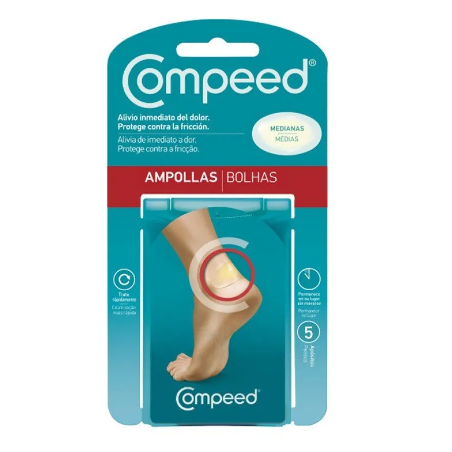 COMPEED Ampollas Medianas 5 Apósitos