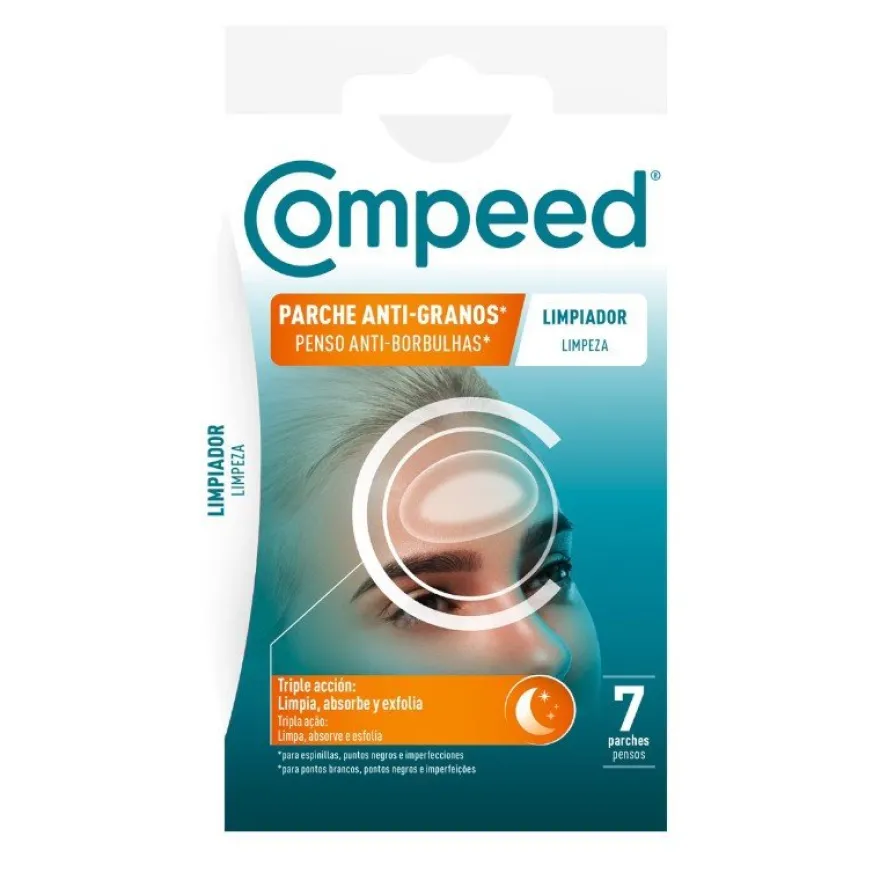 COMPEED Parches Antigranos Limpiadores 7 unidades
