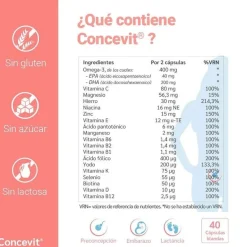 Concevit Preconcepción 40 cápsulas