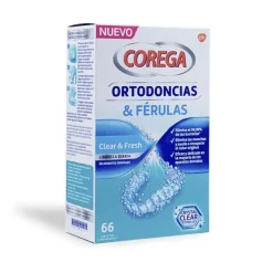 COREGA Ortodoncias y Férulas 66 Tabletas Limpiadoras