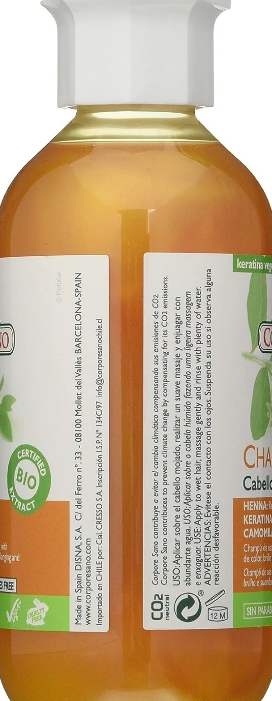 Corpore Sano Champú Henna Camomila 300 ml
