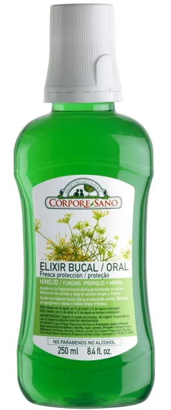Corpore Sano Elixir Bucal Mirra, Própolis e Hinojo 250 ml