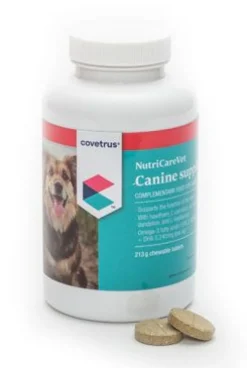 Covetrus NutriCareVet Suplemento Canino Cardíaco Tabletas Masticables 85 cp