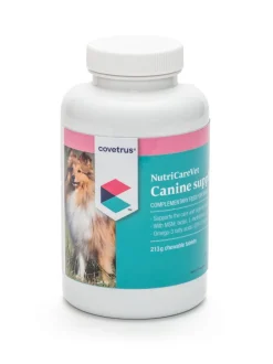 Covetrus Nutricarevet Suplemento Canino Piel y Pelo 85 tabletas masticables