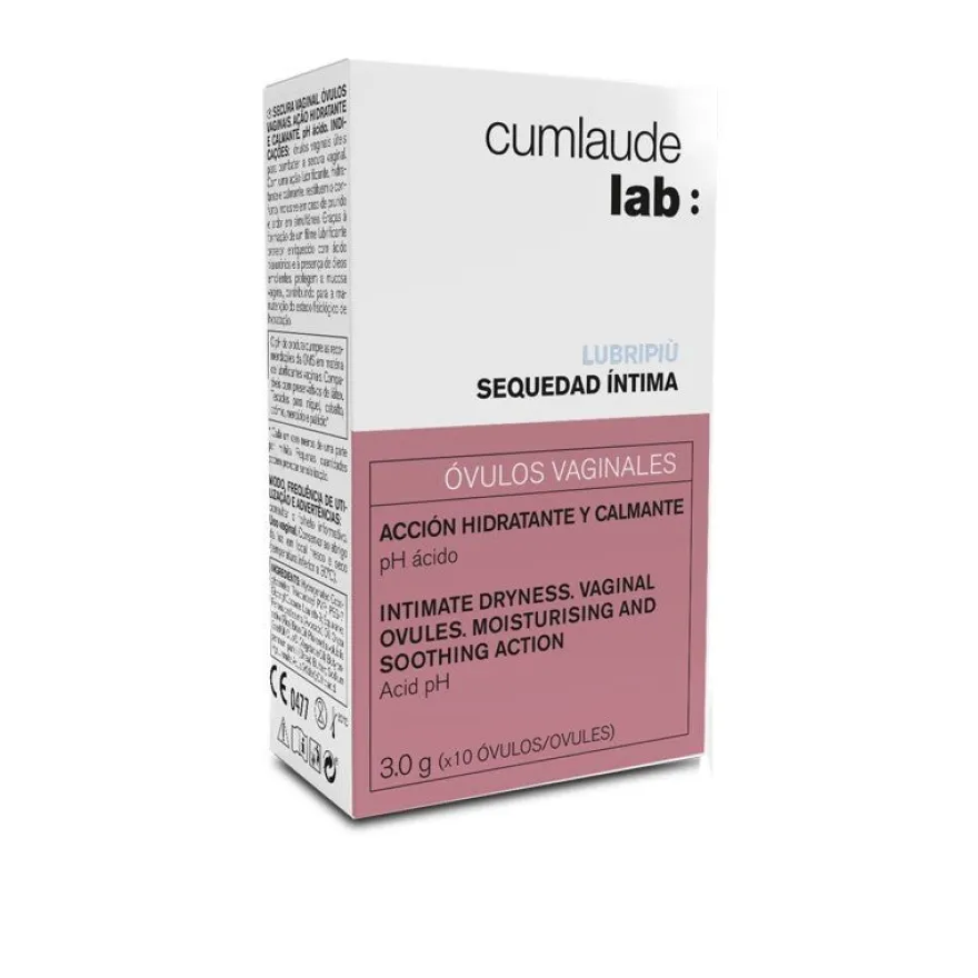 CUMLAUDE LAB Lubripiú 10 Óvulos Vaginales