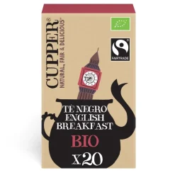 Cupper Classic Té English Breakfast Bio 20 Bolsas