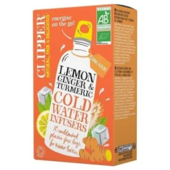Cupper Infusión fría con Limón, Jengibre y Cúrcuma Bio 10 Bolsitas