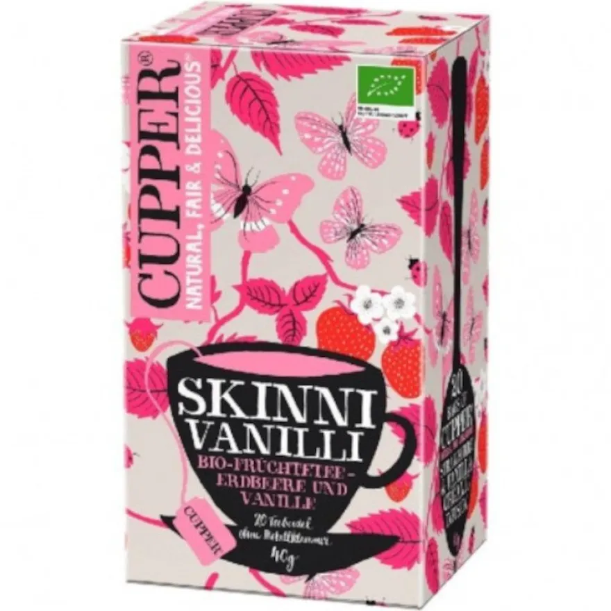 Cupper Skinni Vanilli Bio 20 Bolsas