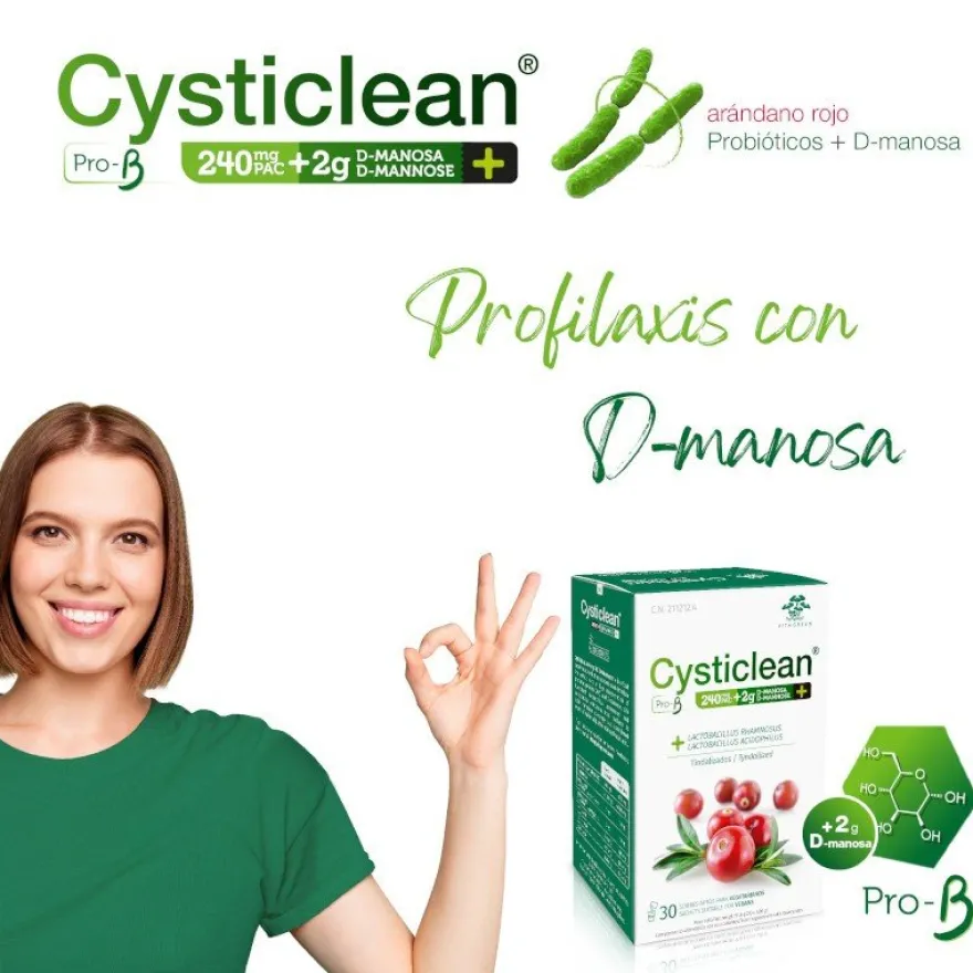 CYSTICLEAN Pro B y D Manosa 30 Sobres