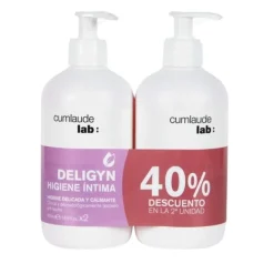 Deligyn Higiene Íntima CUMLAUDE LAB Duplo Oferta 2x500ml