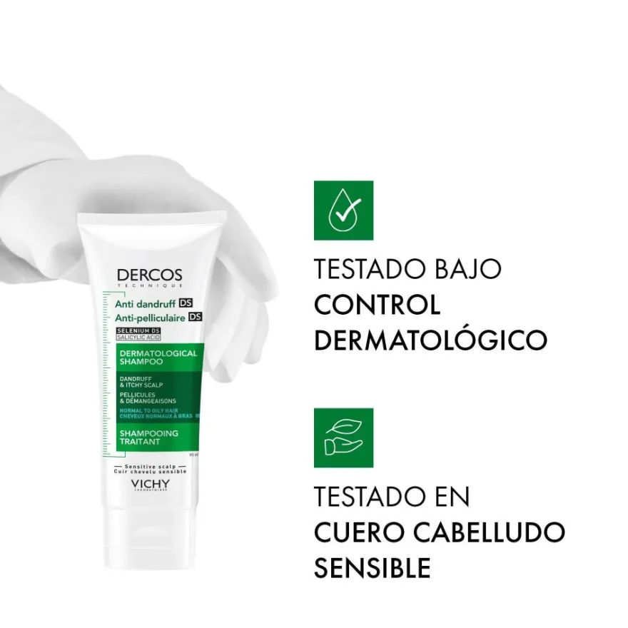 Dercos Vichy Champú Anticaspa Pelo Graso 95ml