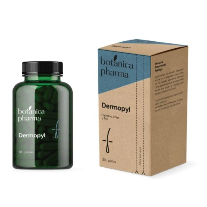 Dermopyl Cabello, Uñas y Piel 30 Perlas Botánicapharma