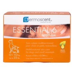Dermoscent Essential 6 Suplemento para Perros 4 pipetas de 0,6ml