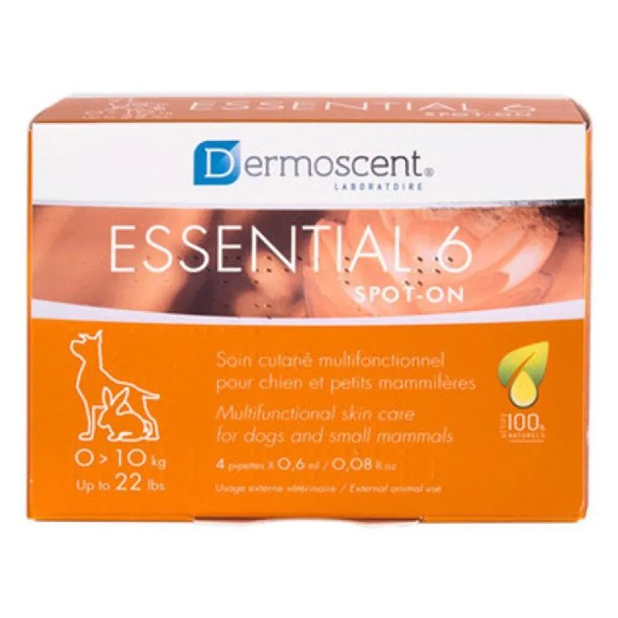 Dermoscent Essential 6 Suplemento para Perros 4 pipetas de 0,6ml