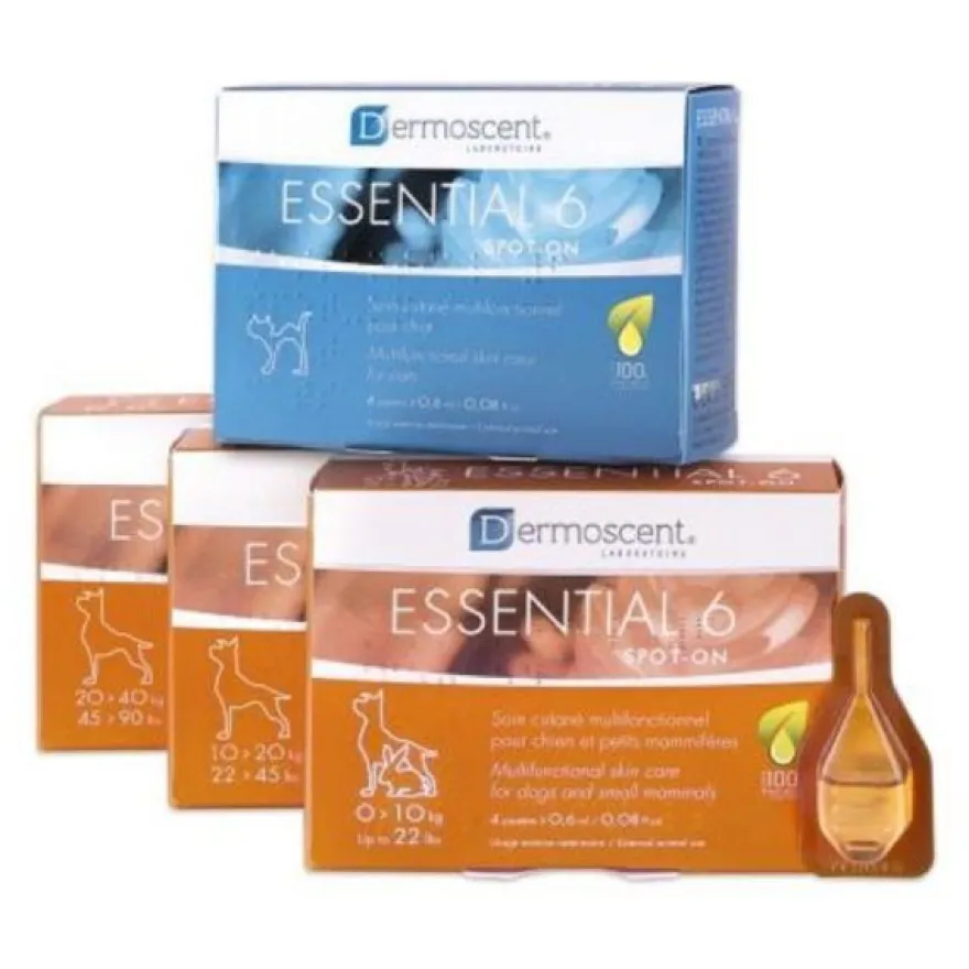 Dermoscent Essential 6 Suplemento para Perros 4 pipetas de 0,6ml