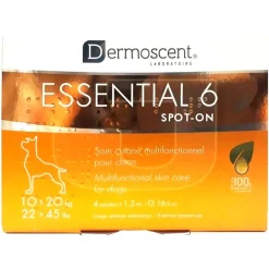 Dermoscent Essential 6 Tratamiento Spot-On Perros 4 pipetas