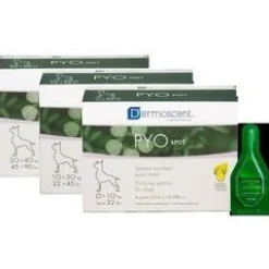 Dermoscent PYOspot Spot-on Perros hasta 10kg 4 pipetas 0,6ml