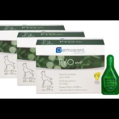 Dermoscent PYOspot Tratamiento Spot-On 4 pipetas 2,4ml
