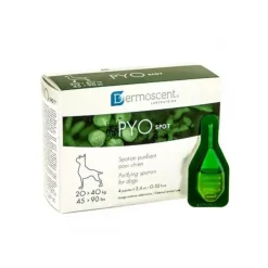 Dermoscent PYOspot Tratamiento Spot-On 4 pipetas 2,4ml