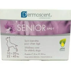 Dermoscent SENIOR Spot Cuidado Cutáneo para Perros 4 pipetas de 1.2ml