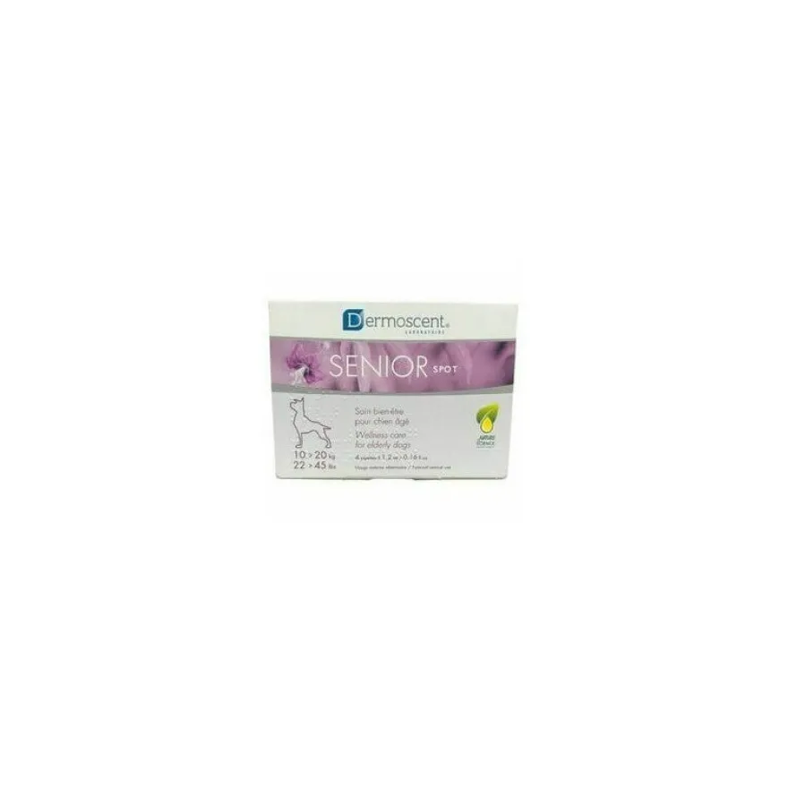 Dermoscent SENIOR Spot Cuidado Cutáneo para Perros 4 pipetas de 1.2ml