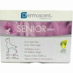 Dermoscent Senior Spot Tratamiento Tópico para Perros 4 pipetas