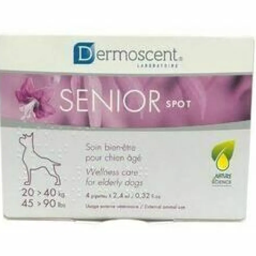 Dermoscent Senior Spot Tratamiento Tópico para Perros 4 pipetas