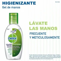 DETTOL Duplo Gel de Manos Hidroalcoholico Antibacteriano 2x50ml