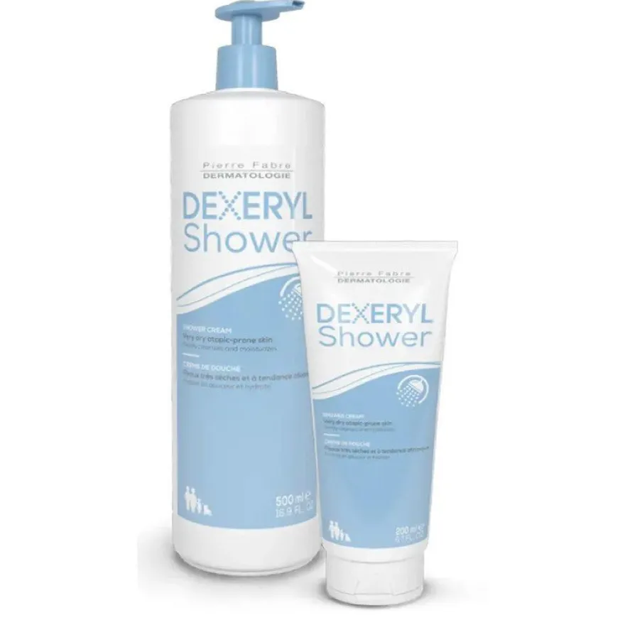 DEXERYL Crema de Ducha Limpiadora 500ml + Crema de Ducha 200 ml de Regalo