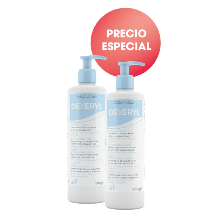Dexeryl Crema Emoliente 2x500 ml