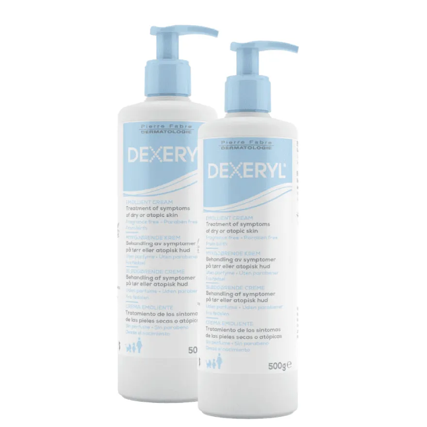 Dexeryl Crema Emoliente 2x500 ml
