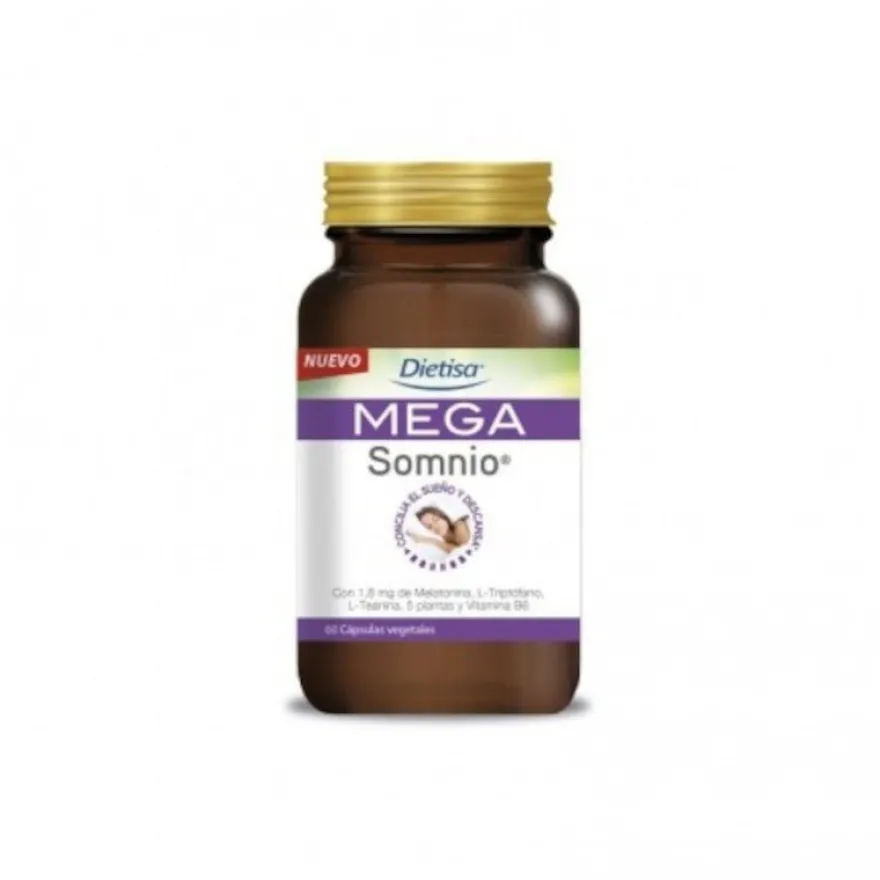 Dietisa Mega Somnio 60 Cápsulas Vegetales