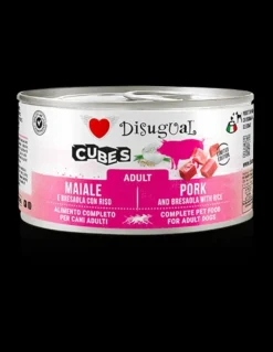 Disugual Cubes Perro Adulto Cerdo y Arroz Pack 12x85g