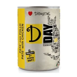 Disugual D-Day Cat Pollo Comida Húmeda Lata 400g