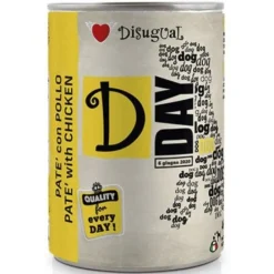 Disugual D-Day Pollo Comida Húmeda para Perros Adultos 400g