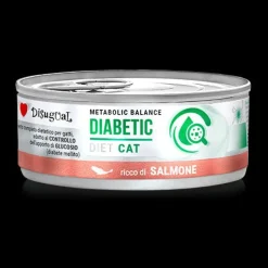 Disugual Diet Cat Diabetic Salmón Comida Húmeda 12 x 85g