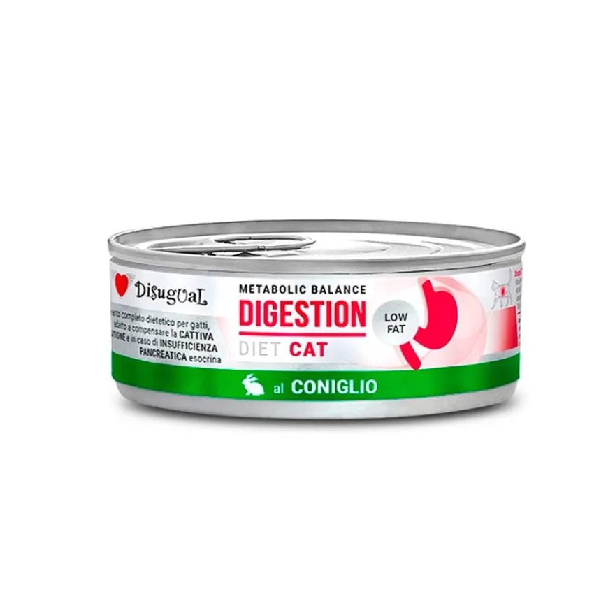 Disugual Diet Cat Digestion Conejo Lata 85g