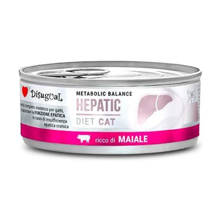 Disugual Diet Cat Hepatic Cerdo Lata 85g