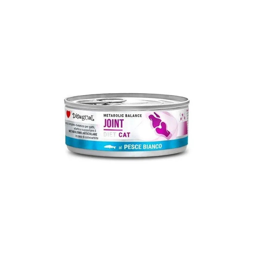 Disugual Diet Cat Joint Pescado Blanco Alimento Húmedo 85g