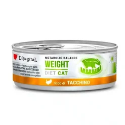 Disugual Diet Cat Weight Pavo Alimento Húmedo 400gr