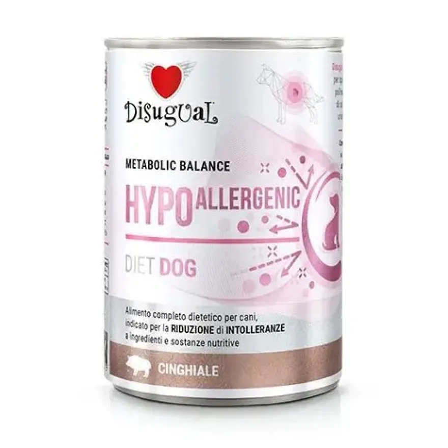 Disugual Diet Dog Diabetic Cerdo Comida Húmeda 6x400 g