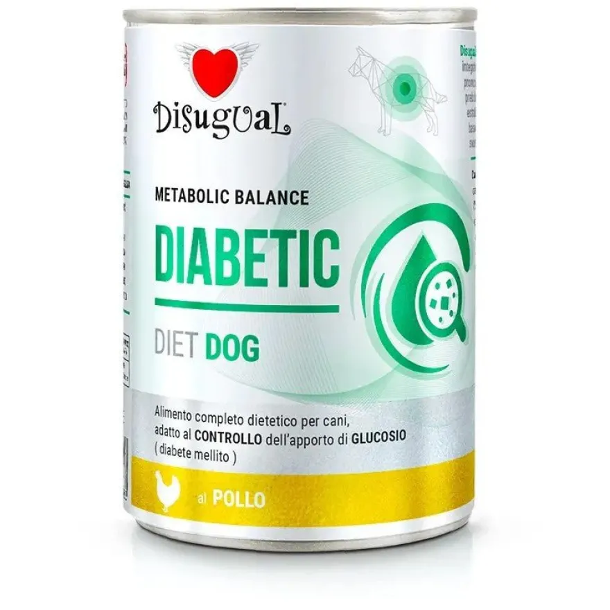 Disugual Diet Dog Diabético Pollo 6x400gr