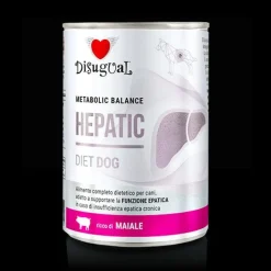 Disugual Diet Dog Hepatic Cerdo Alimento para Perros 6x400gr