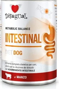 Disugual Diet Dog Intestinal Ternera Alimento Húmedo 400g