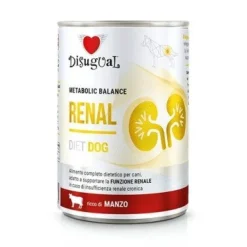 Disugual Diet Dog Renal Ternera Comida para Perros 480g