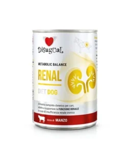 Disugual Diet Dog Renal Ternera Comida para Perros 480g