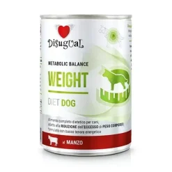 Disugual Diet Dog Weight Comida Húmeda Ternera 400g