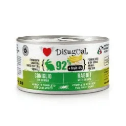 Disugual Fruit Conejo con Plátano Comida Húmeda para Perros 150g